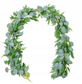 Bluszcz Eucalyptus Girlanda Dekoracji Ogrodowy 2M