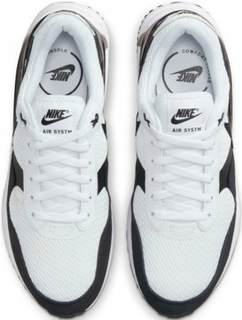 Buty Męskie NIKE AIR MAX SYSTM retro sportowe czarne wygodne białe