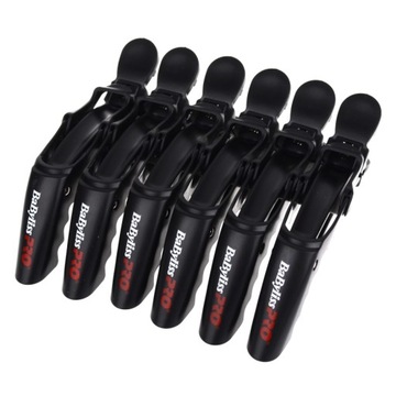 BABYLISS CROCO CLIPS BLACK KLIPSY DO WŁOSÓW 6SZ