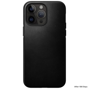 Черный кожаный чехол Nomad Modern для iPhone 14 Pro Max