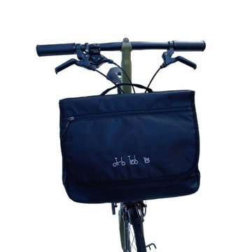 Koszyk rowerowy, torba na kierownicę, z pokrowcem