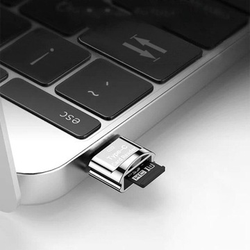 КАРТРИДЕР MICRO SD TF для НОУТБУК-СМАРТФОНА USB-C