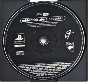 DEMO ODDWORLD ABE' ODDYSEE PSX ENG PŁYTA BDB