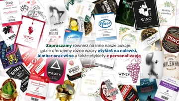 Этикетки для самогона, свадьбы, 24 шт, 6,5х10см