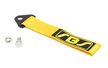 Pas holowniczy RBS Tow hook strap hol żółty