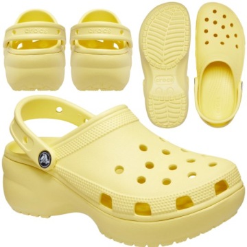 CROCS DAMSKIE CHODAKI PIANKOWE KLAPKI LEKKIE BUTY NA PLATFORMIE r. 37/38