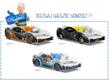 Кровать-машина 180х90 машина + матрас CARS