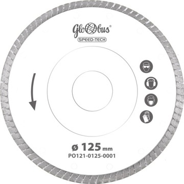 Piła diamentowa SPEED-TECH 125x22,23 GLOBUS
