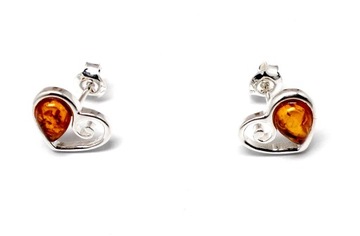 СЕРЕБРЯНЫЙ КУЛОН С ЯНТАРЕМ