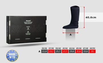 Galosze Warmers 3ko теплый черный цвет 39/40