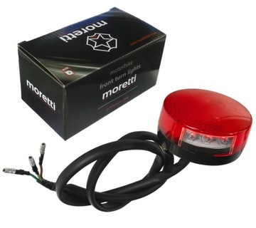 LAMPA TYLNA LED OKRĄGŁA MOTOCYKL MOTOROWER