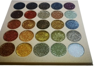 Glitter Cienie Brokatowe Paleta 25 Brokaty