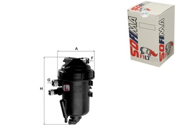 FILTR PALIWA FIAT DUCATO 2.3D 04.02- SOFIMA