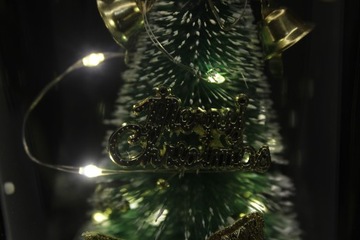 ВЕЧНАЯ РОЖДЕСТВЕНСКАЯ ЕЛКА В СТЕКЛЕ LED КАК РОЗА, САНТА, ЗВЕЗДА, ПОДАРОК ​​LED