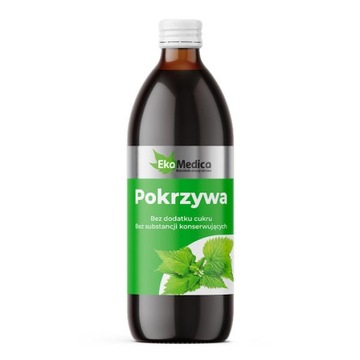Sok z pokrzywy 500ml | EkaMedica