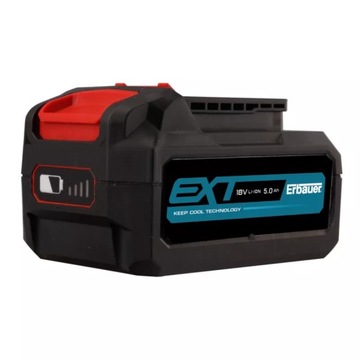 Аккумулятор Erbauer 2 x 5 Ач с зарядным устройством