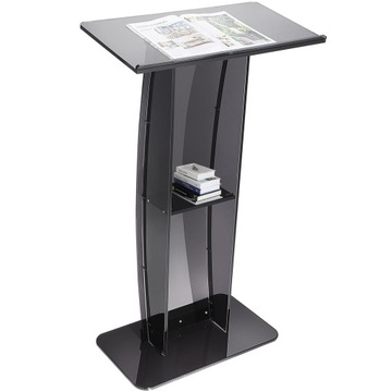 VEVOR Meble Biurowe 685x330x1198MM Akryl Nośność 30KG Mównica Na Biurko