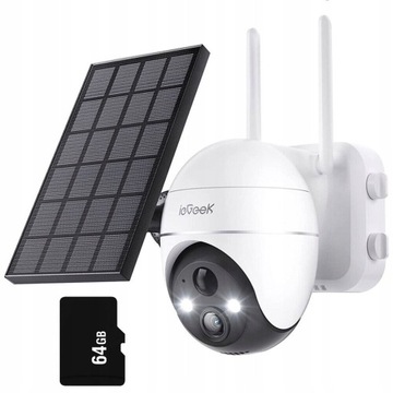 Solarna KAMERA OBROTOWA IP 5Mp PTZ Auto Tracking
