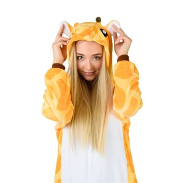 Piżama Onesie Kigurumi Kostium Przebranie Żyrafa L: 165-175cm