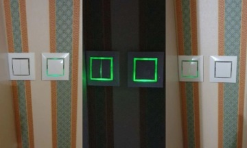 ЧЕРНЫЙ МОДУЛЬ ЛЕСТНИЧНОГО ВЫКЛЮЧАТЕЛЯ БЕЗ РАМКИ