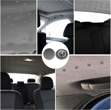 РЕМКОМПЛЕКТ ПОТОЛКА АВТОМОБИЛЯ ТЕМНО-СЕРЫЙ ДЛЯ РЕМОНТА 100 шт.