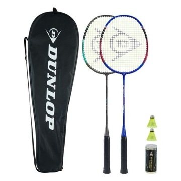 ZESTAW do badmintona DUNLOP Nitro-Star 2 RAKIETKI + LOTKI 13015319