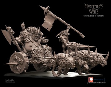 Goblin King chariot - Druk 3D - Avatars of War