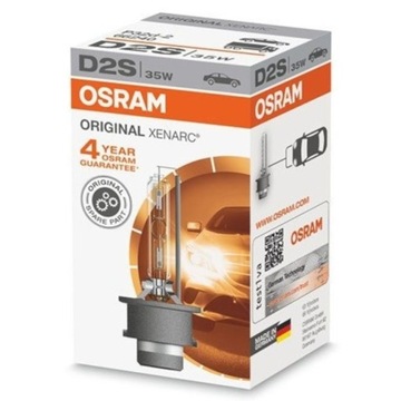 Żarnik D2S OSRAM Original Xenarc 85V 35W 4500K / Alkotest w zestawie !