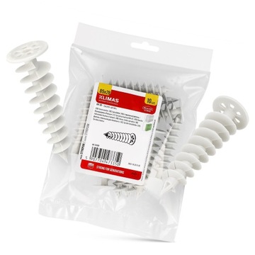 10x Дюбеля-шурупы для анкеров из пенополистирола 85 мм SNAIL 85x28 мм Klimas Wkręt-Met