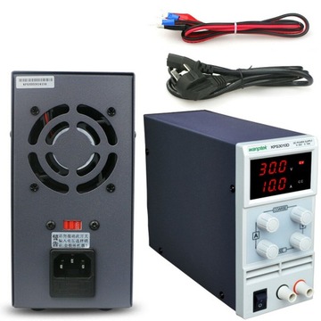 Regulowany zasilacz laboratoryjny 0-30 V 0-10A DC