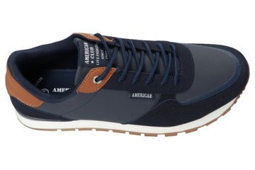 AMERICAN CLUB FH73 ADIDASY PÓŁBUTY BUTY MĘSKIE MEMORY FOAM SYSTEM NAVY 42