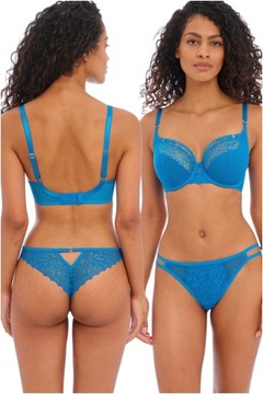 30F / 65G Freya Temptress med blue soft plunge biustonosz