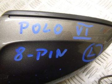 VOLKSWAGEN POLO VI 2G ZRCÁTKO LEVÉ 8 PIN