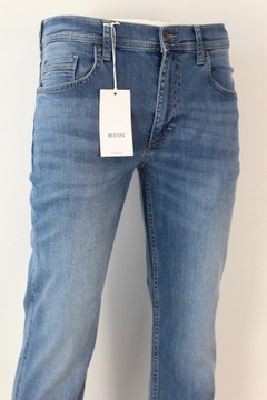 MUSTANG WASHINGTON SLIM STRAIGHT SPODNIE JEANS _ W38 L32