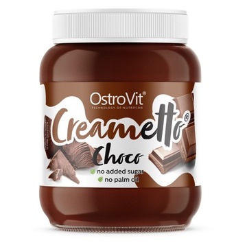 OstroVit Creametto 350g KREM CZEKOLADOWY BEZ CUKRU