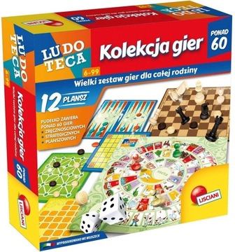 LUDOTECA ZESTAW 60 GIER, LISCIANI