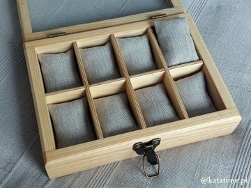 ДЕРЕВЯННАЯ КОРОБКА ДЛЯ 8 ЧАСОВ РУЧНОЙ РАБОТЫ