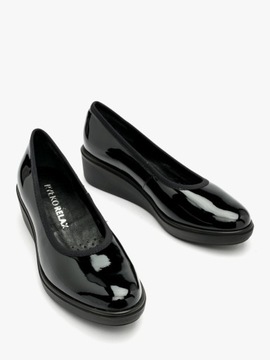 Czółenka damskie buty obuwie eleganckie czarne 41