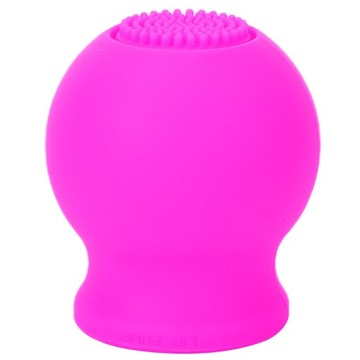 ПОМПА ДЛЯ ГУБ VISUALSOURCE СИЛИКОНОВАЯ С КИСТЬЮ РОЗОВАЯ