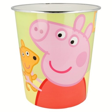 Kosz na śmieci Świnka Peppa Pig pepa pojemnik pink