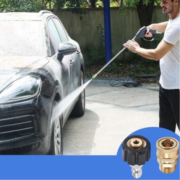 Набор адаптеров для мойки высокого давления 5000PSI M22 3/8 дюйма, 2 шт.