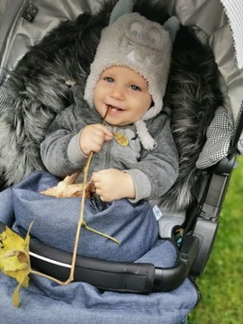 KiziaMizia СПАЛЬНИК ДЛЯ КОЛЯСКИ ГОНДОЛЬНОЙ САНКИ ЗИМА 4в1