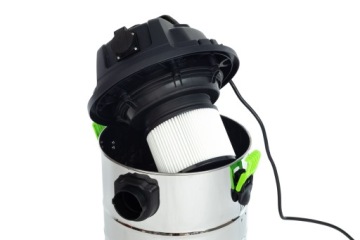 ПРОМЫШЛЕННЫЙ ПЫЛЕСОС ДЛЯ ШТУКАТУРНОГО ЯСЛА 2200ВТ МОЩНЫЙ 30Л ВЛАЖНЫЙ СУХОЙ