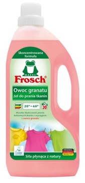 Frosch Żel do prania tkanin kolorowych - owoc granatu 1500ml