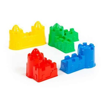 FOREMKI DO PIASKOWNICY ZAMEK 4 SZT POLESIE 67821