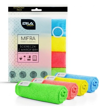 Ścierka mikrofibra (mikrofaza) K2 w opakowaniu 4 szt. wielokolorowy