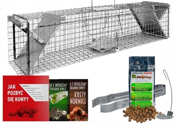 Живая ловушка Ловушка для куниц Крысы Норки Грызуны Металлическая клетка - 102 см