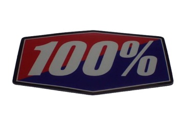 100% MOTOCROSS DAKAR NAKLEJKA STICKER 8,4 x 5,2 cm