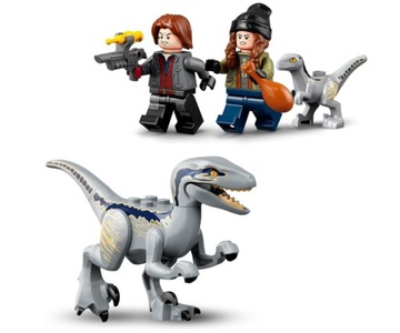 LEGO Jurassic World 76946: Поимка велоцирапторов Блю и Беты
