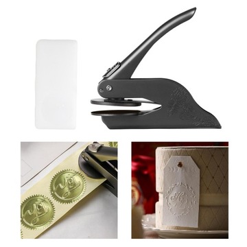 Пустой штамп для тиснения портативный из нержавеющей стали для бумаги